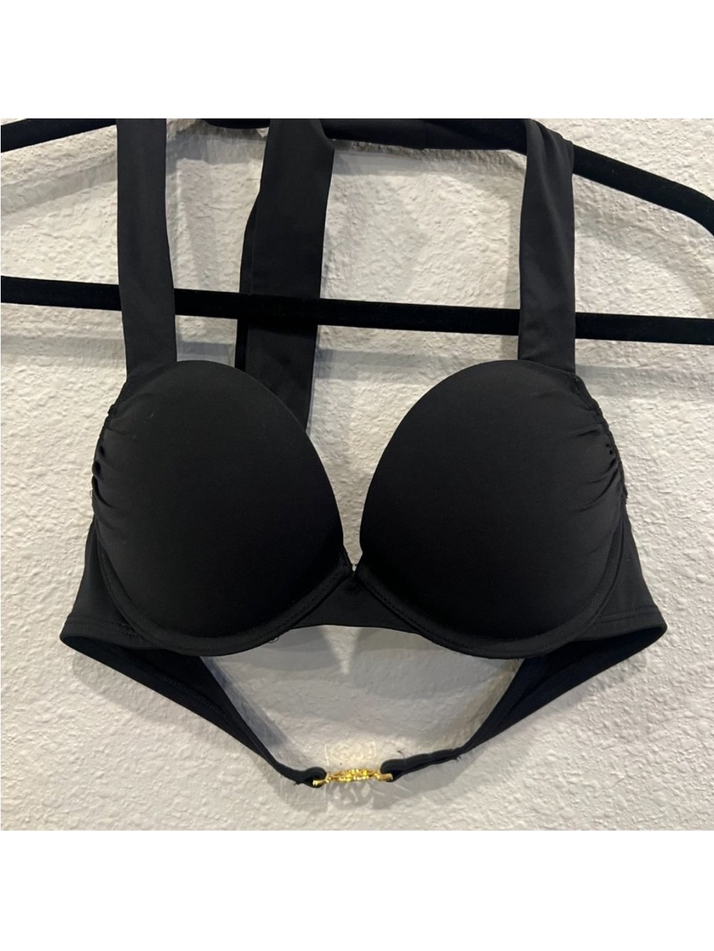 Victoria's Secret Black Bombshell Push Up Bikini Top Small